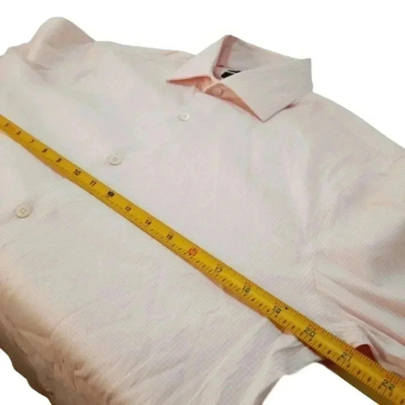 Bonobos Long-sleeved Button-up Slim Fit Light Pink White Checked Shirt - Picture 2 of 6